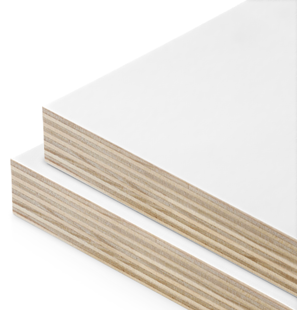 8'x4' White Melamine Birch Plywood 1220mm x 2440mm 8'x4' White Melamine Birch Plywood 1220mm x 2440mm